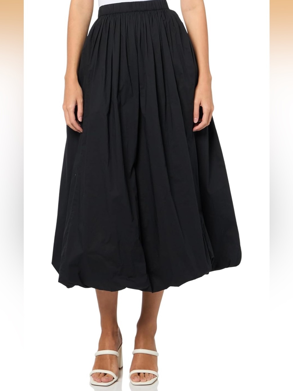 Lucky Brand Black Maxi Balloon Skirt